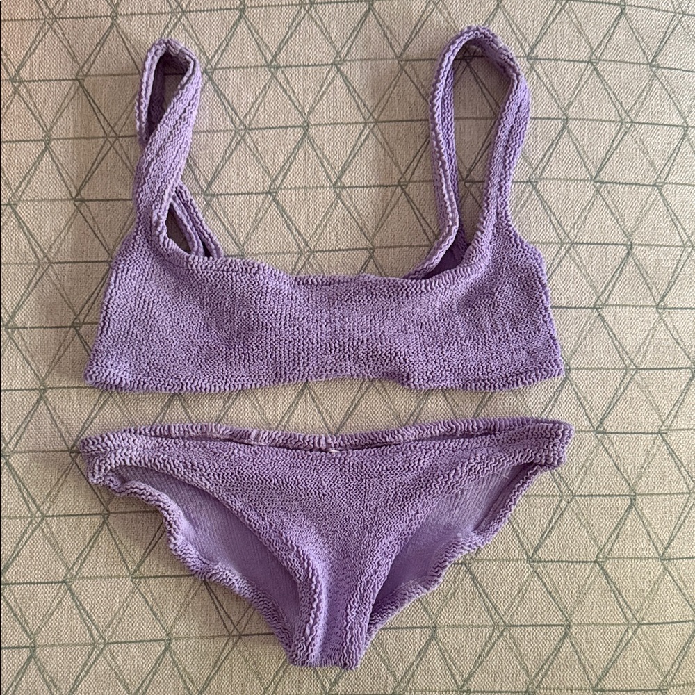 Hunza G Xandra Purple Bikini